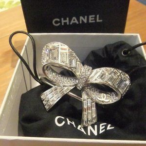 Chanel Rhinestone Bow Bracelet